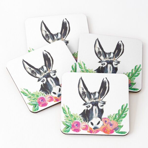 Item preview, Donkey with flowers designed and sold by TinaSalazar.