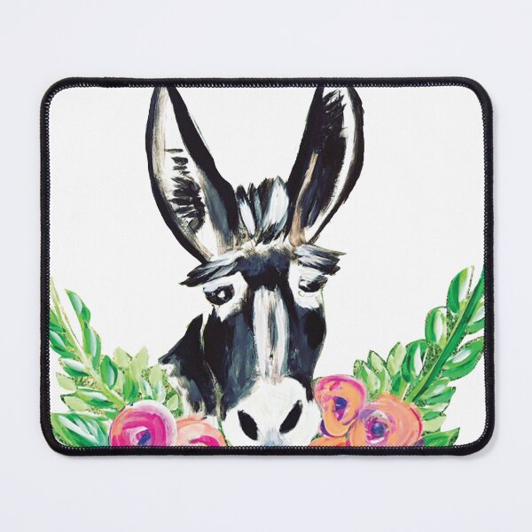 Item preview, Donkey with flowers designed and sold by TinaSalazar.