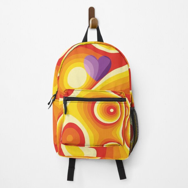 Item preview, Purple, red, orange and yellow heart marble designed and sold by Captain Chromatic.