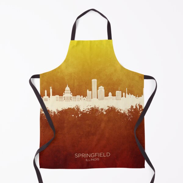 Artikelvorschau, Skyline von Springfield, Illinois entworfen und verkauft von ArtPrints.