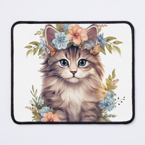 Item preview, Kitten Cutie Flower Design | PNG Sublimation designed and sold by JhazAineArtShop.