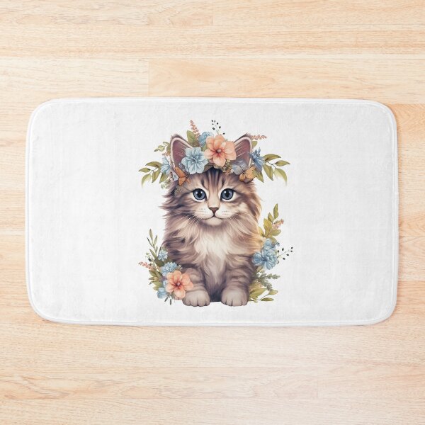 Item preview, Kitten Cutie Flower Design | PNG Sublimation designed and sold by JhazAineArtShop.