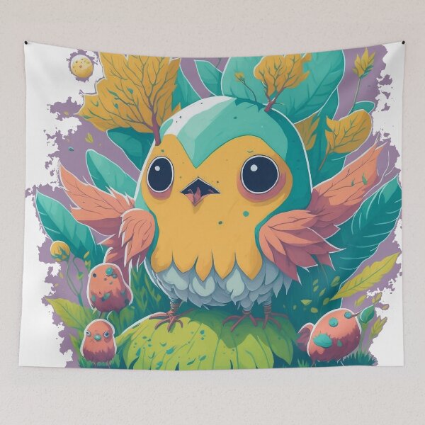 Item preview, Charming characters in a dreamy fantasy world with pastel colors and 3D artistry designed and sold by PicArt2023.