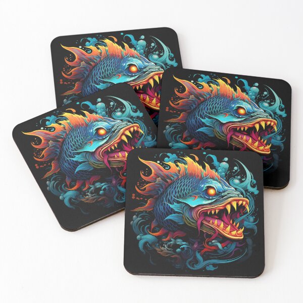 Item preview, Psychedelic Lost Fish: Enigmatic Waters designed and sold by PsyCloth.