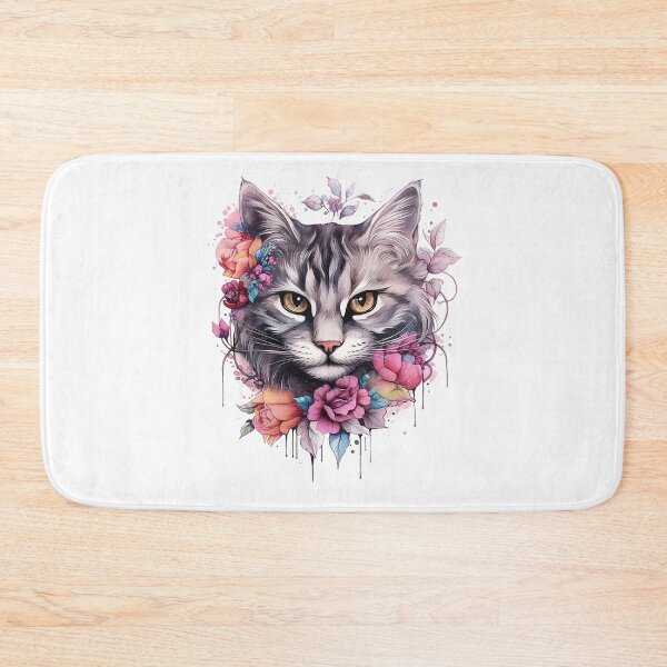 Item preview, Kitten Cutie Flower Design | PNG Sublimation designed and sold by JhazAineArtShop.