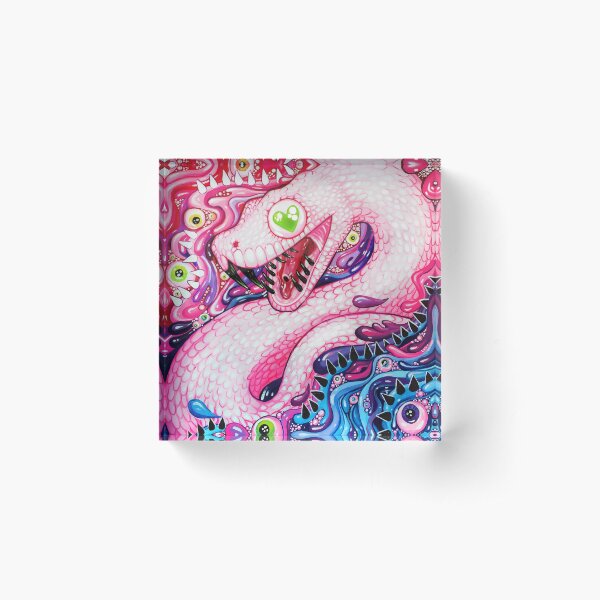 Item preview, Glittersnake - Acrylic Painting designed and sold by Bethany  Dobson.