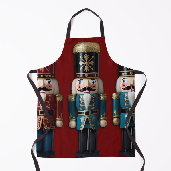 Item preview, Christmas nutcrackers red and blue and black designed and sold by Inktown.
