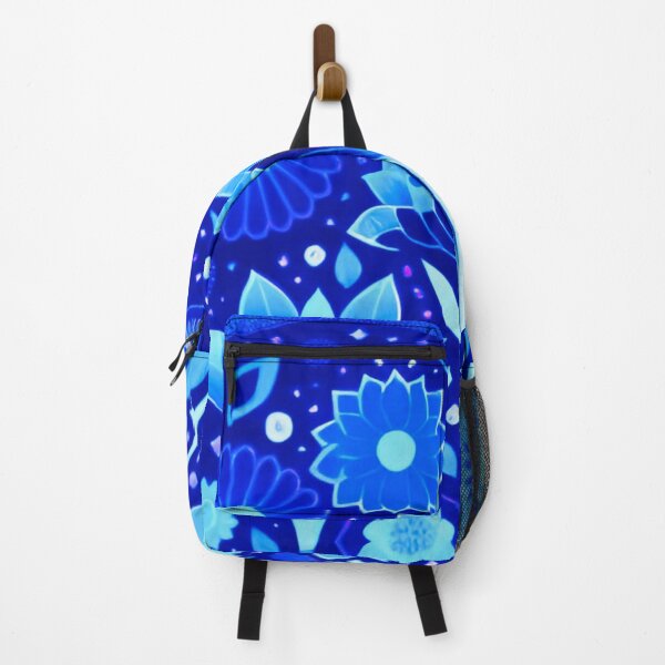 Aperçu de l'œuvre Motif de fleurs en bleu créée et vendue par UllaSformat.