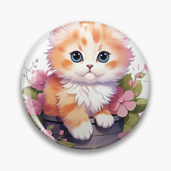 Item preview, Kitten Cutie Flower Design | PNG Sublimation designed and sold by JhazAineArtShop.