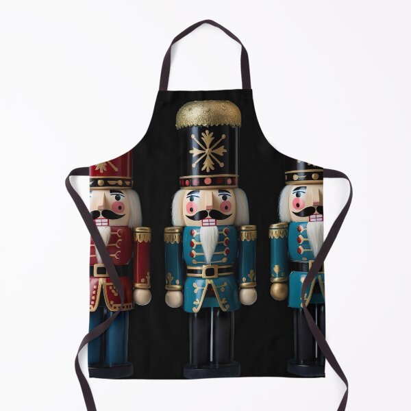 Item preview, Christmas nutcrackers red and blue and black designed and sold by Inktown.