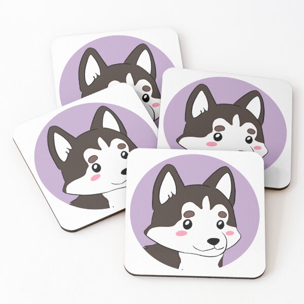 Item preview, Cute siberian husky dog illustration  designed and sold by Yaragold.