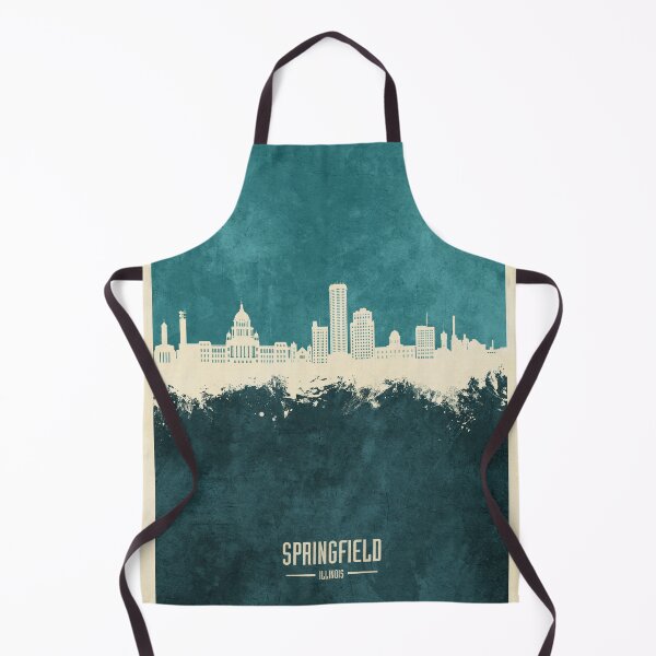 Item preview, Springfield Illinois Skyline designed and sold by ArtPrints.