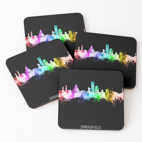 Item preview, Springfield Illinois Skyline designed and sold by ArtPrints.