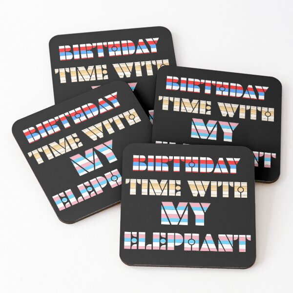 Item preview, Birthday Time With My Elephant designed and sold by Storiesforyou.