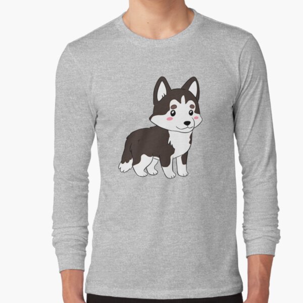 Yogalicious Cute Cartoon Husky Dog - Serene Yoga' Men's T-Shirt