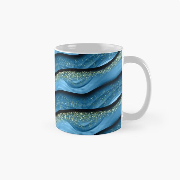 Item preview, Blue glitter line pattern designed and sold by M art & design.