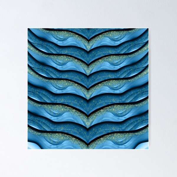 Item preview, Blue glitter line pattern designed and sold by M art & design.
