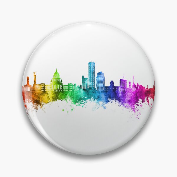 Item preview, Springfield Illinois Skyline designed and sold by ArtPrints.