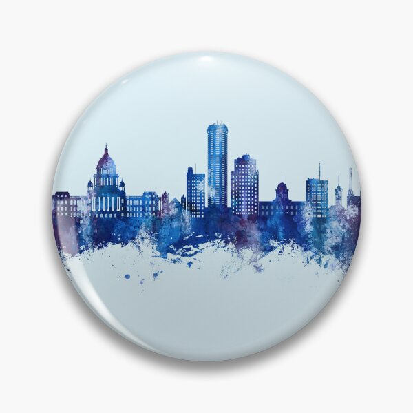 Item preview, Springfield Illinois Skyline designed and sold by ArtPrints.