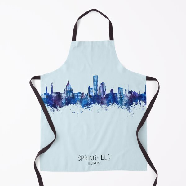 Artikelvorschau, Skyline von Springfield, Illinois entworfen und verkauft von ArtPrints.