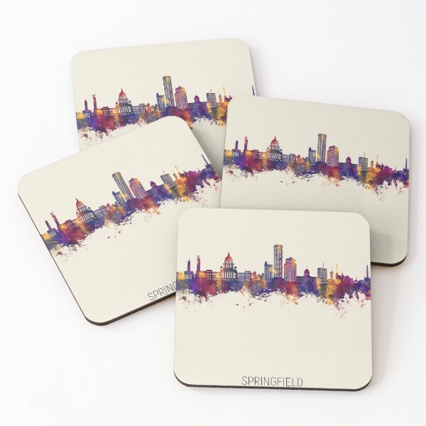Artikelvorschau, Skyline von Springfield, Illinois entworfen und verkauft von ArtPrints.