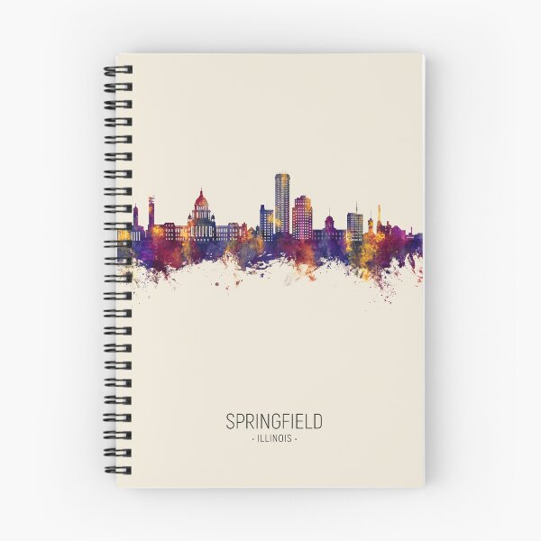 Item preview, Springfield Illinois Skyline designed and sold by ArtPrints.