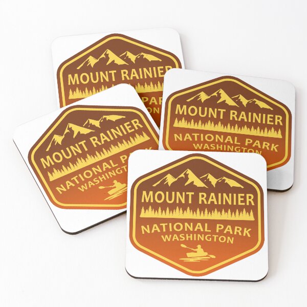 Item preview, Mount Rainier National Park Hexagon Two designed and sold by VanyaKar.