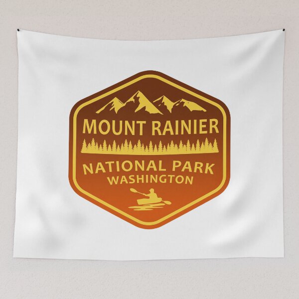 Item preview, Mount Rainier National Park Hexagon Two designed and sold by VanyaKar.