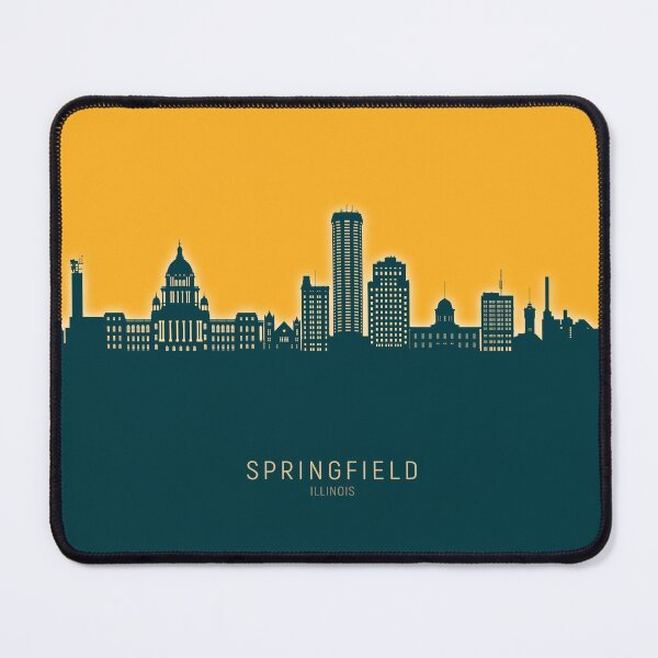 Item preview, Springfield Illinois Skyline designed and sold by ArtPrints.