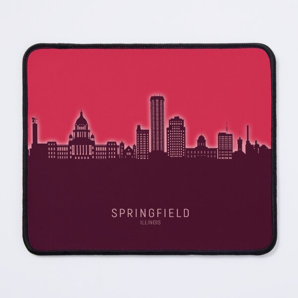 Item preview, Springfield Illinois Skyline designed and sold by ArtPrints.