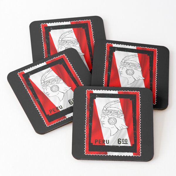 Item preview, Peruvian inca vintage stamp,Feliz 28 de Julio designed and sold by erozzz.
