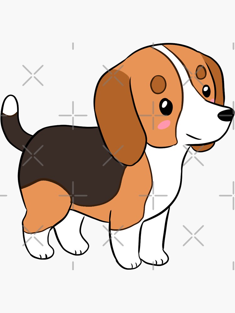 Cute Kawaii Beagle Dog Lover Stickers