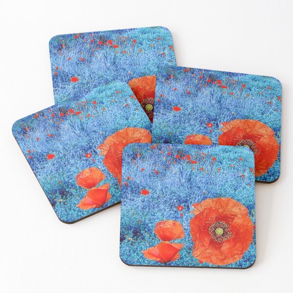Item preview, Blue Field Poppies designed and sold by Daniel Janda.