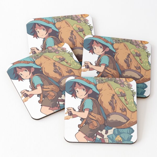 Item preview, Studio Ghibli-inspired Hiker in Isometric Retro Fantasy, 8K Vector Art with Watercolor Splashes and Soft Lighting designed and sold by PicArt2023.
