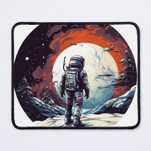 Item preview, Astronaut Walking into the Moon | PNG Sublimation designed and sold by JhazAineArtShop.