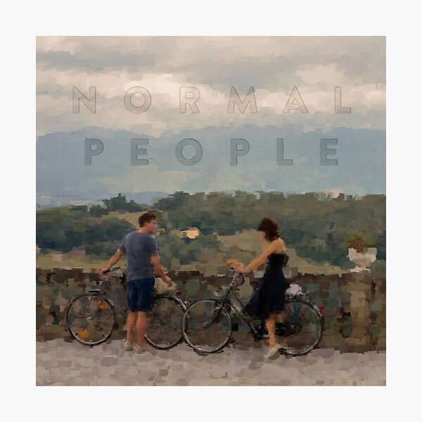 Item preview, Normal People Italy Impressionist Painting designed and sold by Think In Scenes.