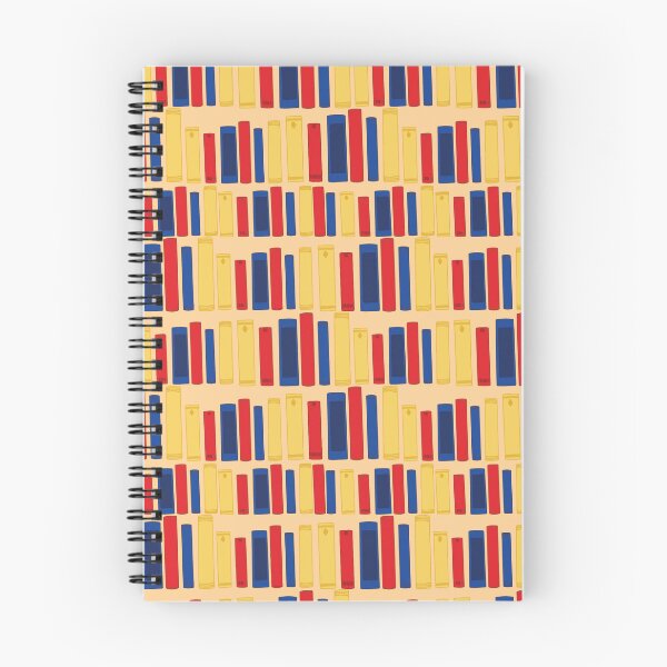 Item preview, Rows of Books on Light Orange designed and sold by MakerOfPaper.