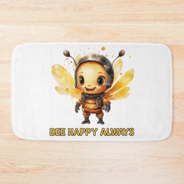 Item preview, Bee Always Happy - Cute Honey Bee - Positive Message designed and sold by usablestores.