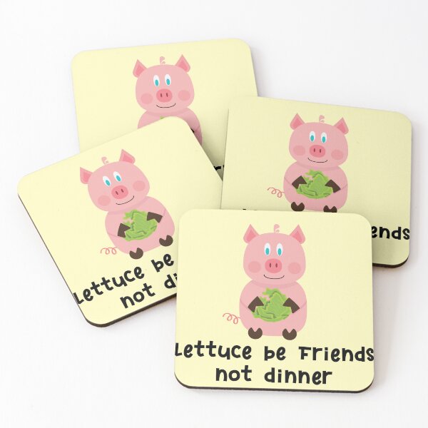 Item preview, PIG Lettuce be friends designed and sold by MADDesigns12.