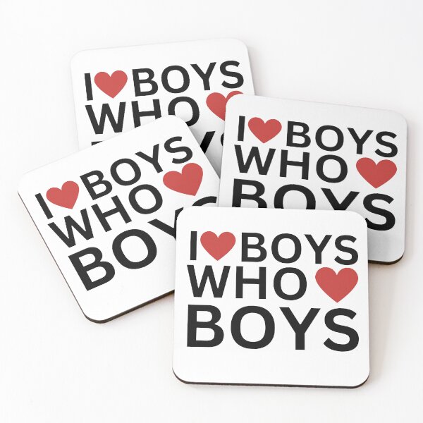Item preview, I love boys who loves boys designed and sold by RecStore.