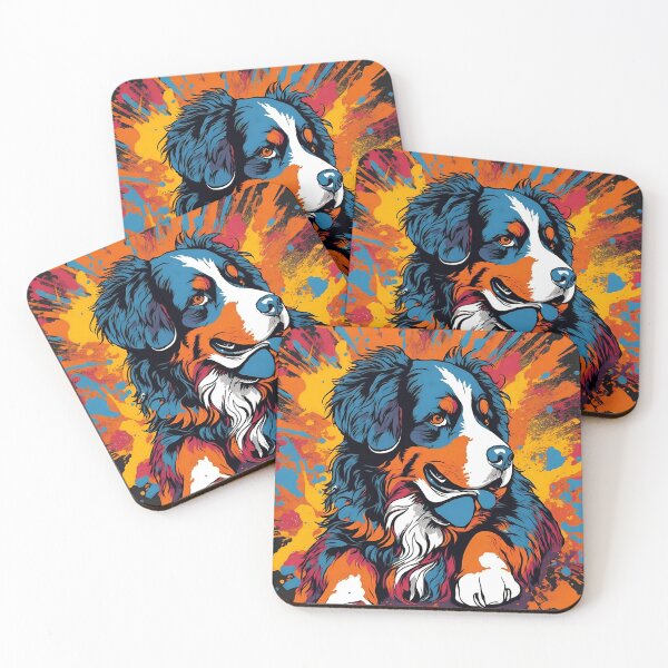Item preview, street art bark, bernese mountaindog graffiti designed and sold by DBPauwels.