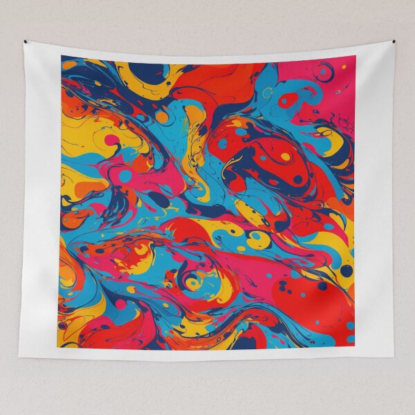 Item preview, Chromatic Symphony: A Lively Abstract Masterpiece designed and sold by RedArtG09.