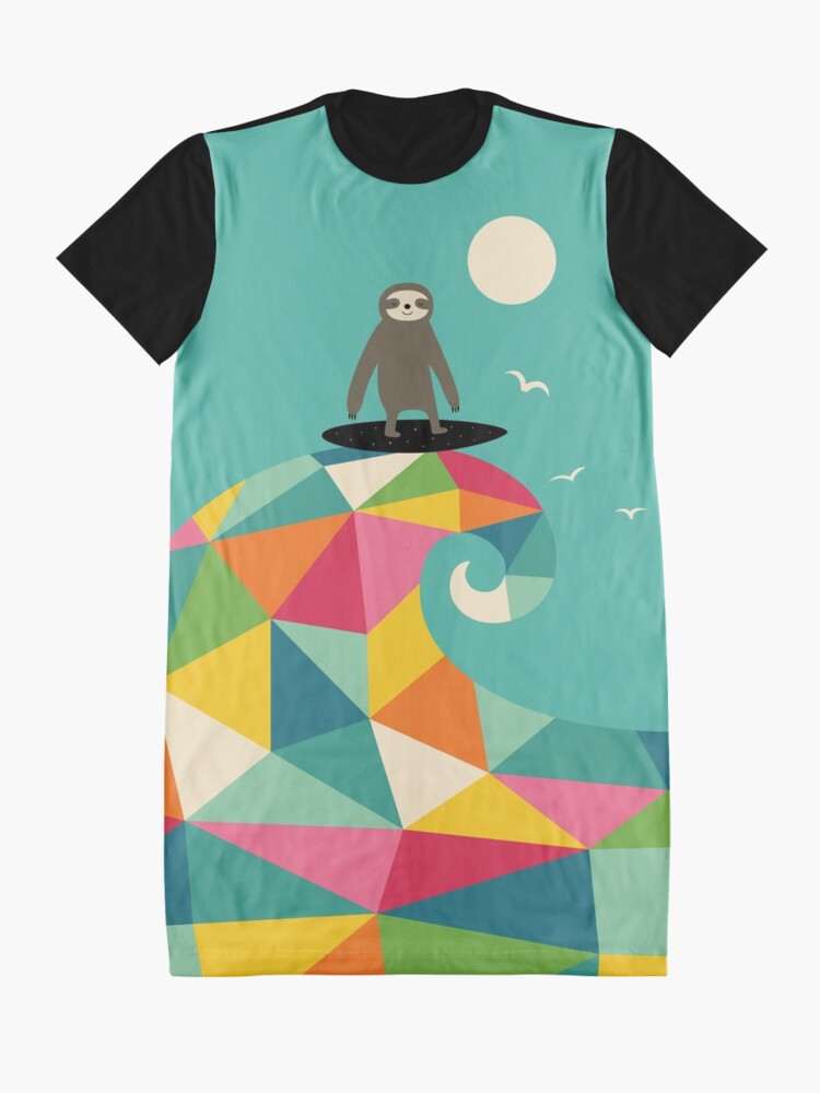 Alternate view of Surfs Up Graphic T-Shirt Dress