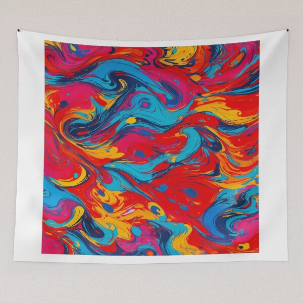 Item preview, Vivid Harmonies: A Burst of Abstract Colours designed and sold by RedArtG09.