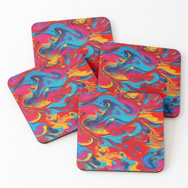 Item preview, Vivid Harmonies: A Burst of Abstract Colours designed and sold by RedArtG09.