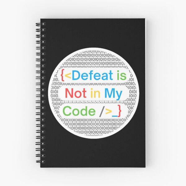 Item preview, Gamer Quote: Defeat Is Not In My Code. designed and sold by OB Print.