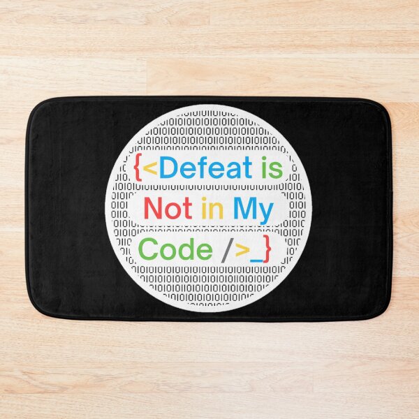 Item preview, Gamer Quote: Defeat Is Not In My Code.  designed and sold by OB Print.