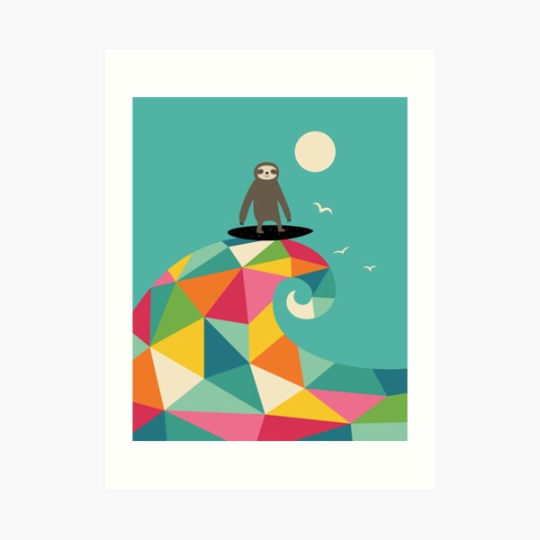 Surfs Up Art Print