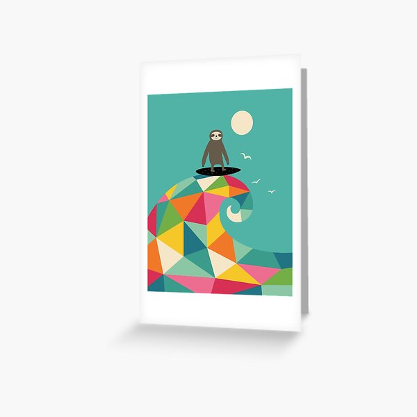 Surfs Up Greeting Card
