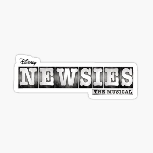 Newsies Logo Stickers Redbubble